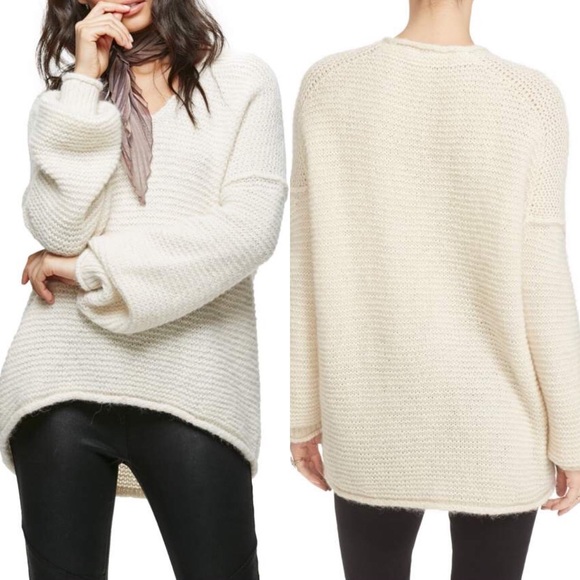 Free People Sweaters - Free People Cream All Mine Sweater Size XS